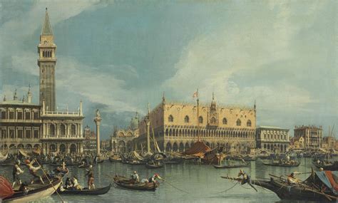 Giovanni Antonio Canal Called Canaletto Venice 1697 1768 The Molo Venice From The Bacino