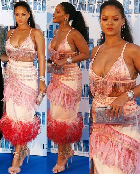 Rihanna Badgalriri In Prada At The Valerian Movie Premiere Beauty