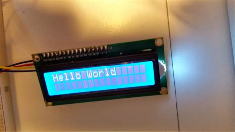 How To Display Hello World Using 16x2 Lcd With I2c Module And Arduino