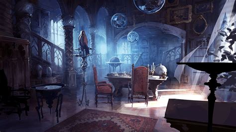 Professor Dumbledores Office At Hogwarts By Jean Baptiste Hostache On Artstation Harry Potter