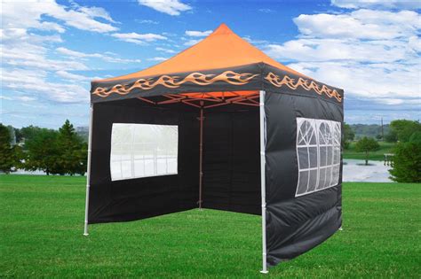 It can be hard to know which one you need. 10 x 10 Orange Flame Pop Up Tent Canopy