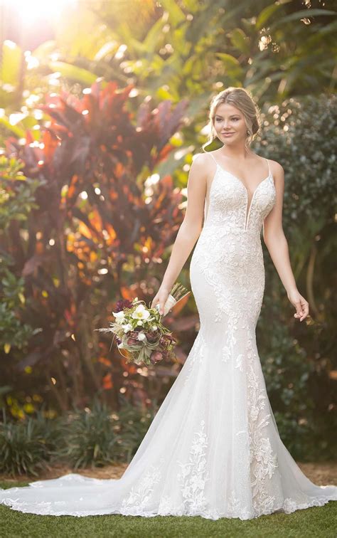 Fit And Flare Wedding Dress With Cutouts True Society Bridal