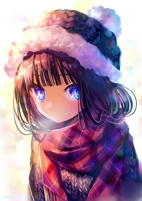 Under The Snow Anime Christmas Anime Art Beautiful Kawaii Anime