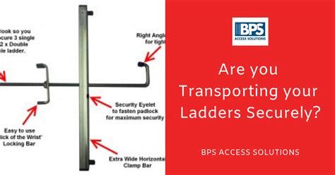 Are You Transporting Your Ladders Securely Bps Access Solutions Ltd