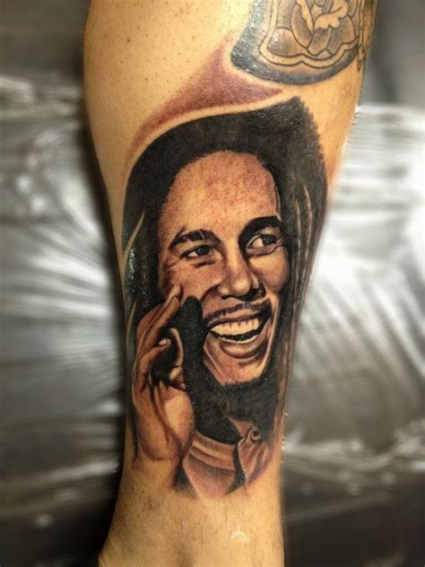 Dark ink bob marley portrait tattoo on forearm. bob marley # tattoo | Bob marley tattoo, Tattoos ...