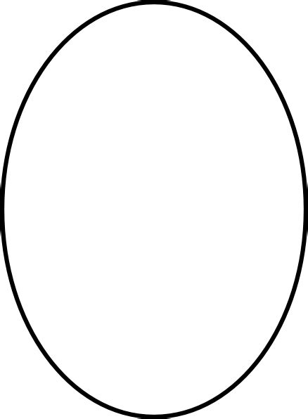 Oval Templates Printable Clipart Best