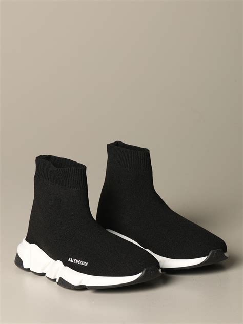 BALENCIAGA: Speed sock sneakers | Shoes Balenciaga Kids Black | Shoes Balenciaga 597425 W1702 