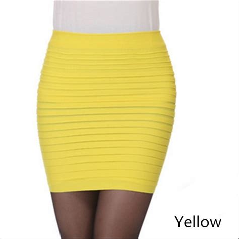 Buy Womens High End Sexy Elastic Package Hip Skirt Step Skirts Free Size Dress 1 At