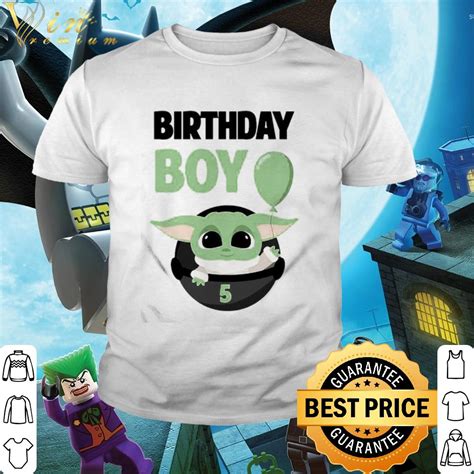 Target.com has been visited by 1m+ users in the past month Original Star Wars Baby Yoda Birthday Boy 5 Balloon shirt ...