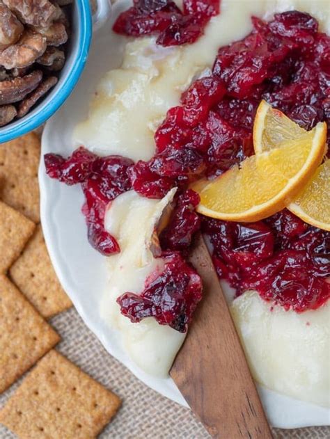 Baked Brie With Cranberries Gluten Free Mamagourmand