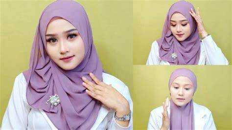 Tutorial Hijab Make Up Wisuda Tahan Lama Simple Flawless Di Musim Panas Youtube