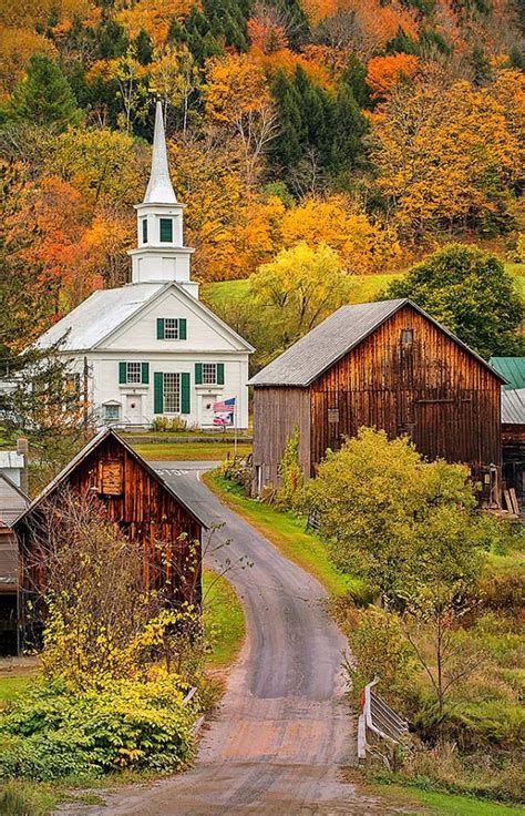 Always Autumn Old Country Churches Autumn Landscape Country Church