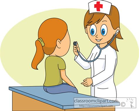 Medical Clipart Nursepatientstethoscope03 Classroom