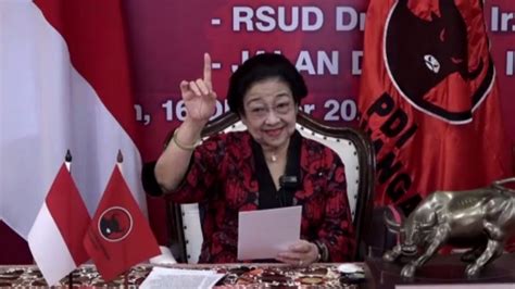 Pesan Kepada Seluruh Kader Pdip Megawati Tunggu Nama Cawapres Dari Mulut Saya