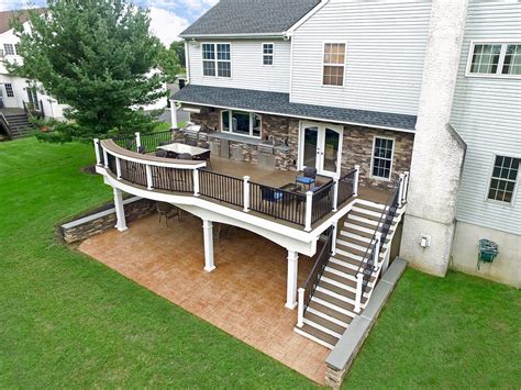 Deck Patio North Whales Pa Keystone Custom Decks Concrete