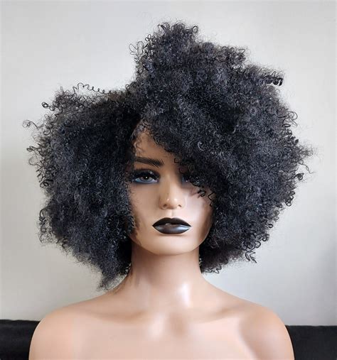 Short Grey Mixed Curly Coiled Afro Wig I11 Blog Knak Jp