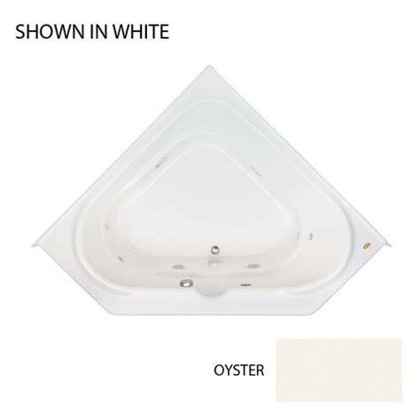 Style, versatility, and finish are the most a whirlpool is a whirlpool, right? Jacuzzi CAPELLA 60-in W x 60-in L Oyster Acrylic Corner ...