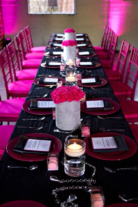 Paint one wall hot pink and nail the frames to that wall. 17 Best images about Party Ideas for formal and casual ...