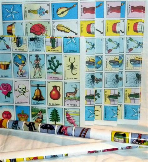 Authentic Mexican Loteria Bingo Chalupa Game Poster Rolls Make Etsy Poster Prints Poster