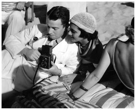 Edward Steichen And Lilyan Tashman Beach Party Hollywood 1931 Edward