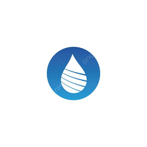Water Drop Illustration Vector Png Images Water Drop Logo Template