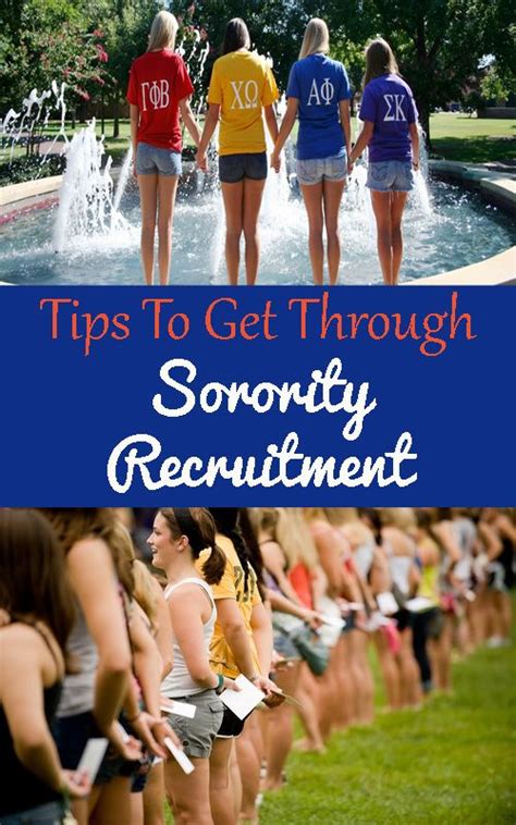 Tips To Get Through Sorority Recruitment Society19 College Sorority