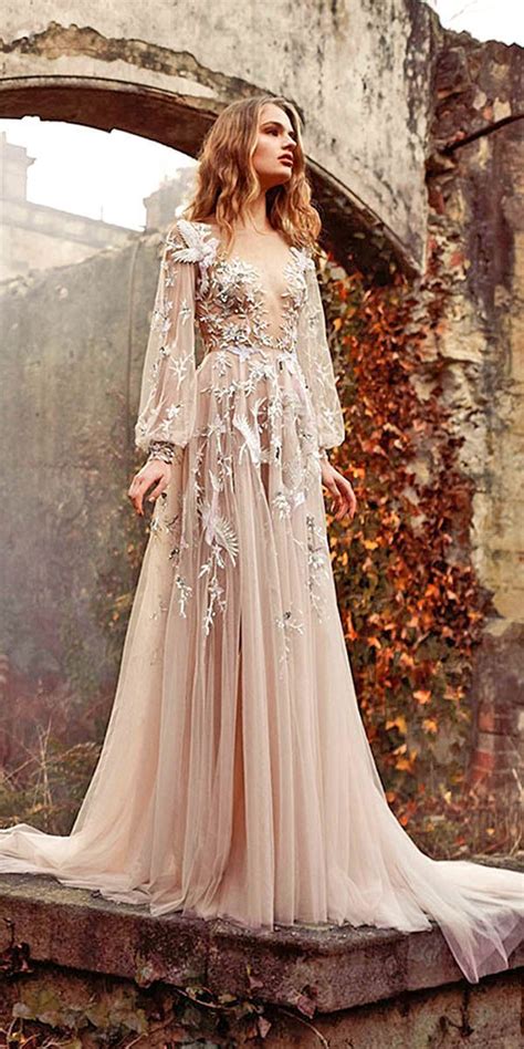 Floral Wedding Dresses 30 Magical Looks Faqs Applique Wedding