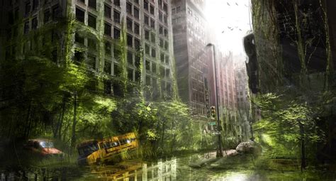 Last Of Us By Daynighthour On Deviantart Apocalypse Landscape The