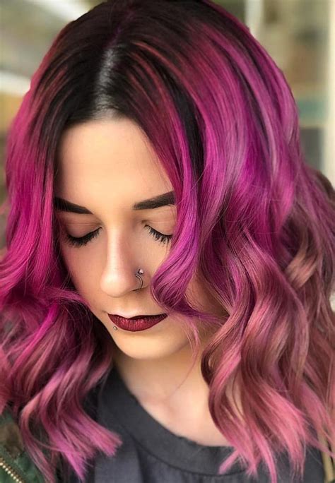 55 stunning color hairstyles to try 2019 frisuren haar styling haarfarben frauen