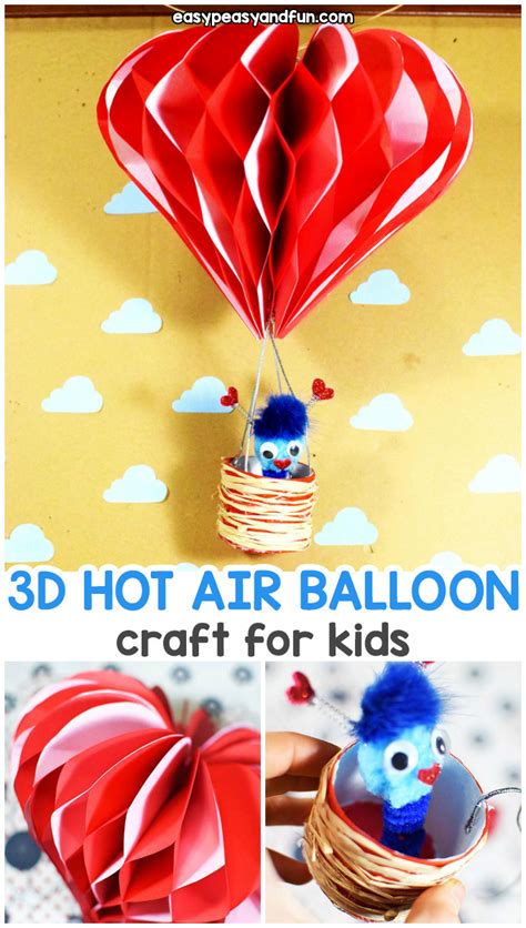 3d Hot Air Balloon Craft Ôn Thi Hsg