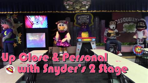 Chuck E Cheese Up Close And Personal With Snyders 2 Stage Youtube