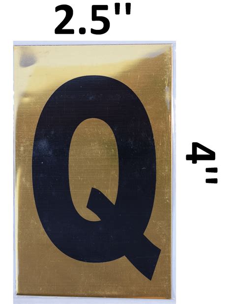 Dob Sign Letter Q Sign Q Letter Sign Aluminum Signs 4x25 Hpd