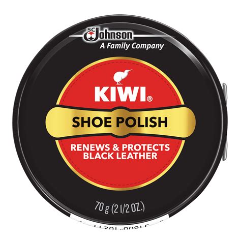 Kiwi Shoe Polish Black 25 Oz 1 Metal Tin