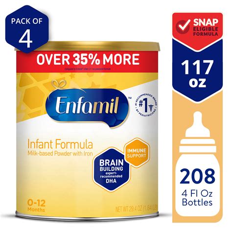 Enfamil Infant Formula Milk Based Baby Formula With Iron Omega 3 Dha