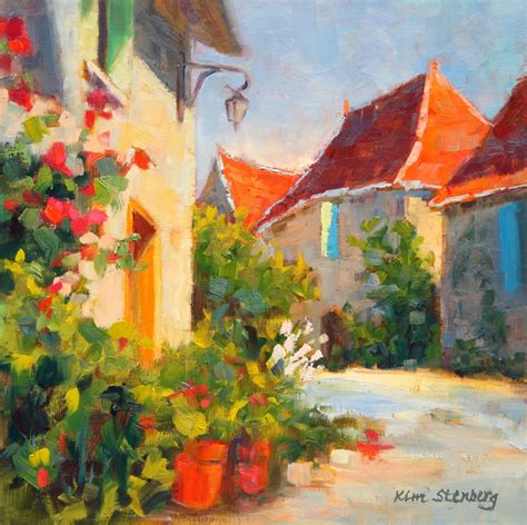 Kim Stenbergs Painting Journal French Village Oil On Linen 12 X