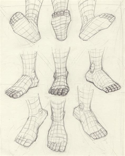 Foot Perspective Study 7 4 2016 By Myconius On Deviantart