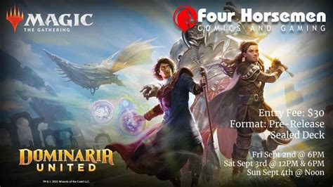 Magic The Gathering Dominaria United Pre Release Four Horsemen