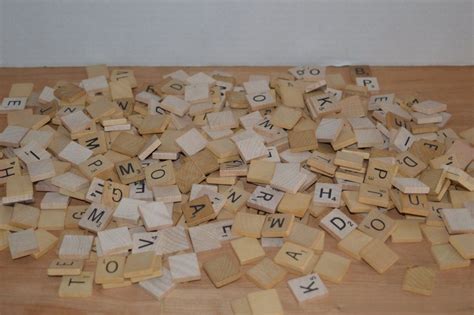 Scrabble Pieces Craft Projects
