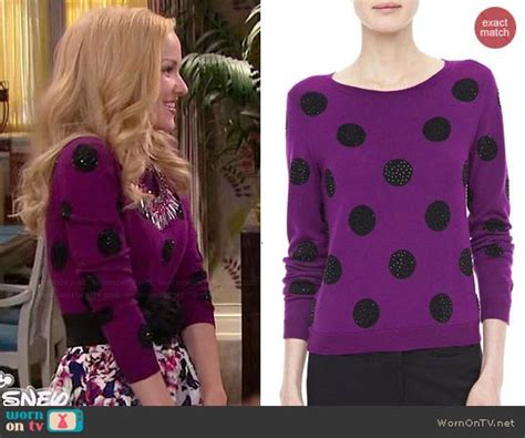 Liv’s Purple Polka Dot Sweater On Liv And Maddie Girly Outfits Tv Show Outfits Liv And Maddie