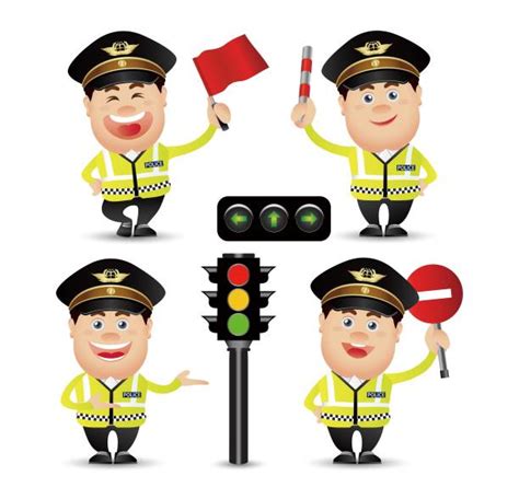 Traffic Police Officer Illustrations Royalty Free Vector Graphics