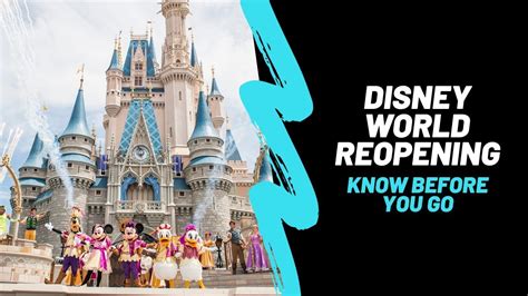 Walt Disney World Reopening Know Before You Go Youtube
