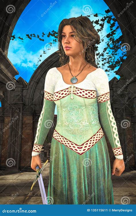 Medieval Art Illustration Beautiful Sherrie Rutherford