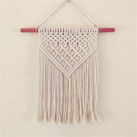 Macramé Wall Hanging 100 Natural Cotton Handmade ⋆ Needle And Claw