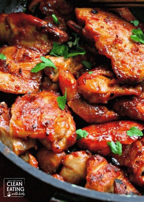 Sweet And Spicy Chicken Thighs Kid Approved Clean Eating With Kids