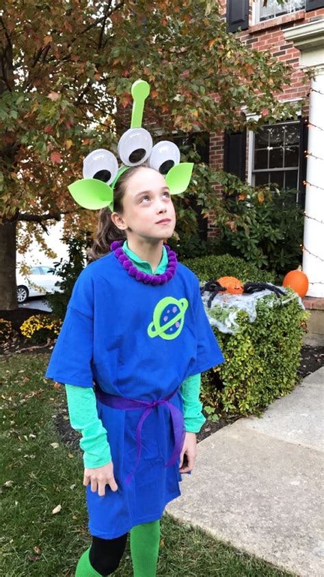 Goes well with the other toy story costumes ». How to Make a DIY Toy Story Alien Costume (With images) | Toy story alien costume, Diy alien ...