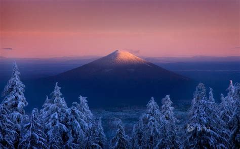 Winter Mount Fuji Bing Theme Wallpaper Preview