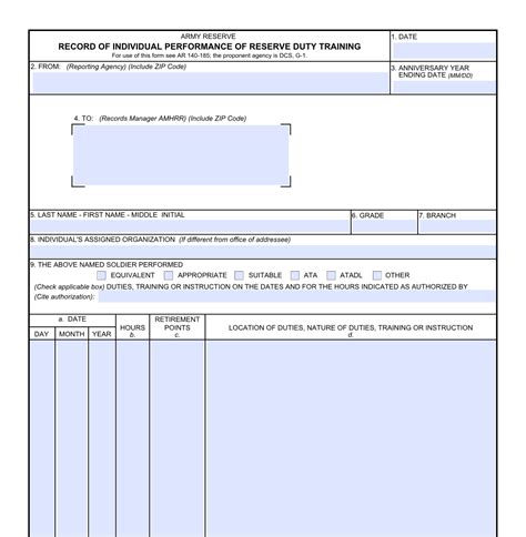 Da Form 1380 Record Of Individual Performance Forms Docs 2023