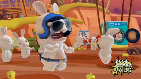 New Rabbids Crazy Rush Run At Full Speed With The Rabbids By