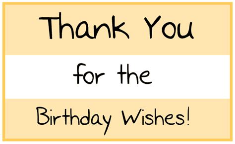 Thank You For Birthday Wishes Appreciation For Greetings