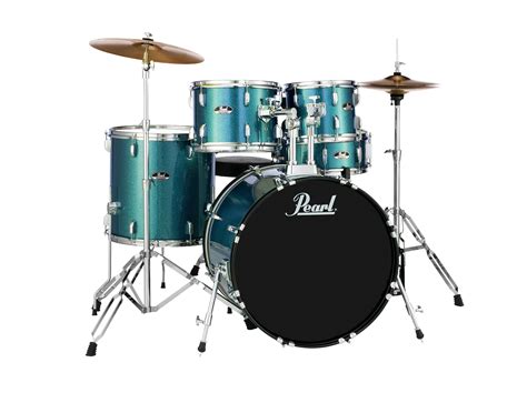 Pearl Roadshow Complete 5 Piece Drum Set W 20 Bass Drum Hardware